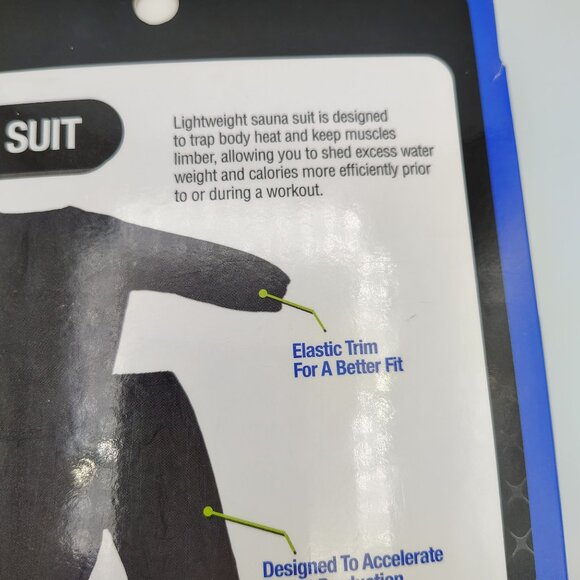 Unisex Sauna Suit Weight Loss & Workout PRO Strength Lightweight Material L/XL - Picture 7 of 10